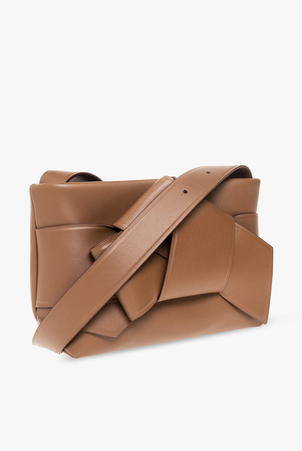 Acne studios musubi hot sale knotted leather shoulder bag